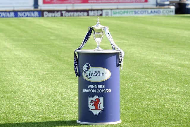 The SPFL League One trophy.