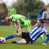 Sheffield Wednesday's Lee Gregory against Forest Green Rovers. (Nigel French/PA Wire)