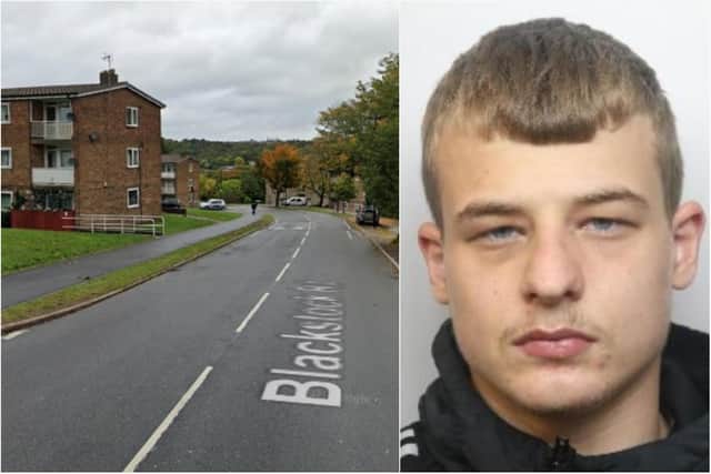 Police have launched a manhunt following a stabbing on Blackstock Road in Sheffield – which follows a string of other violent incidents. Pictured is Callom Taylor who is wanted by police.