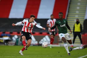 Ethan Ampadu in action for Sheffield United: Simon Bellis/Sportimage