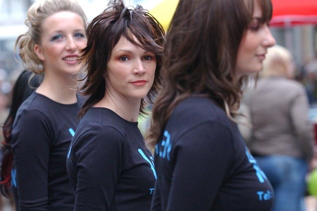 Loaf Hair models on Fargate for the TV series Risking It All in 2005