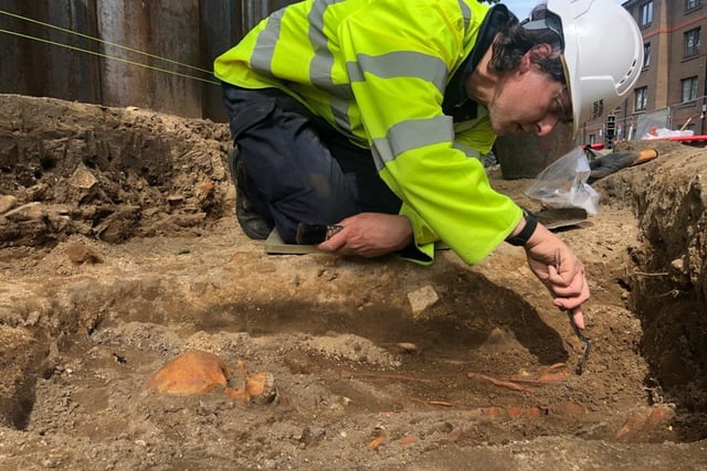 The whale bones, which could date back as far as 800 years, were identified by experts at the National Museum of Scotland and may have uncovered new evidence of the city’s centuries-old “defences” from sea attacks.