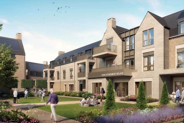 The Dore Retirement Village proposed to replace Dore Moor Garden Centre in rural Sheffield
