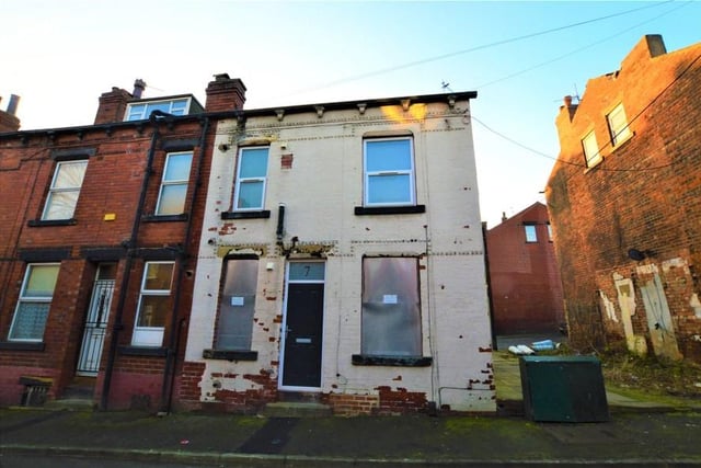 7 Paisley Place, Leeds, a two-bedroom, terrace house, sold for £86,000. It had been listed for a guide price of £60,000-plus.