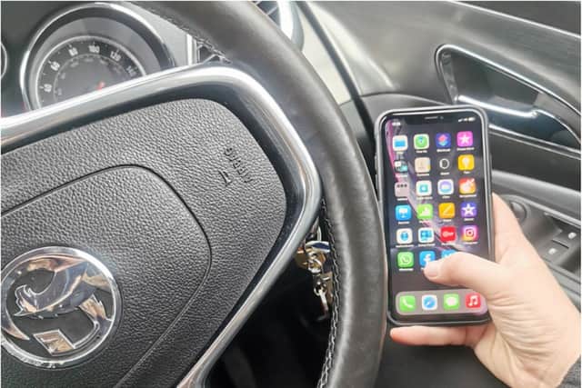 South Yorkshire Police has issued a warning about motorists using mobile phones while behind the wheel