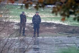 Three children have died after falling into a frozen lake in Solihull. Jacob King/PA Wire