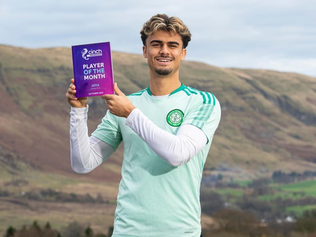 Jota refused to get drawn into discussing his future with Celtic. Reports surfaced that the club were keen to sign the Portuguese winger on a permanent deal for £6.5million as part of the loan agreement from Benfica. The October Premiership player of the month said: "I never think in the future, I think in the present. I am a present person. That is what I am thinking.” (Various)