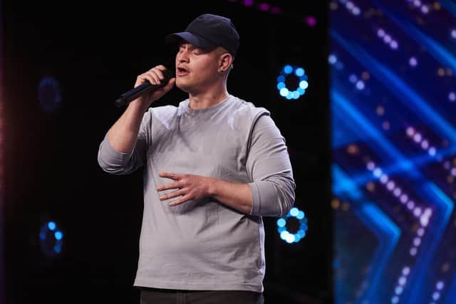 Sheffield busker Maxwell Thorpe has been busy since reaching the finals of Britain's Got Talent (pic: Syco/Thames/ITV)