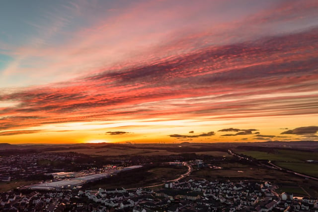 Sunrise over Kirkcaldy. Pic: Paul Adams.