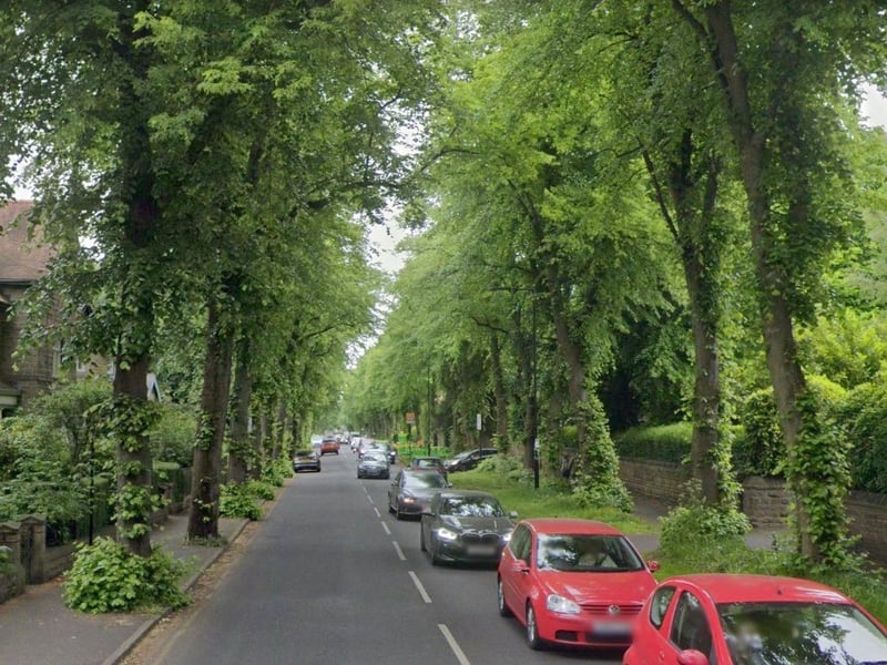 15. Brincliffe & Sharrow Vale had 21.1 reports of violent crime or sexual offences per 1,000 population from March 2024 to February 2025, a total of 166 incidents overall. Photo: Google streetview