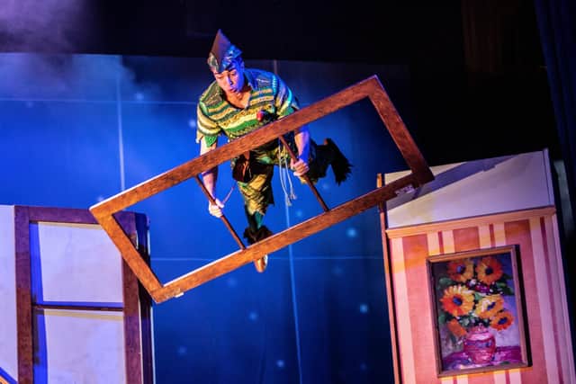 Gareth Tempest takes flight as Jonathan playing Peter Pan