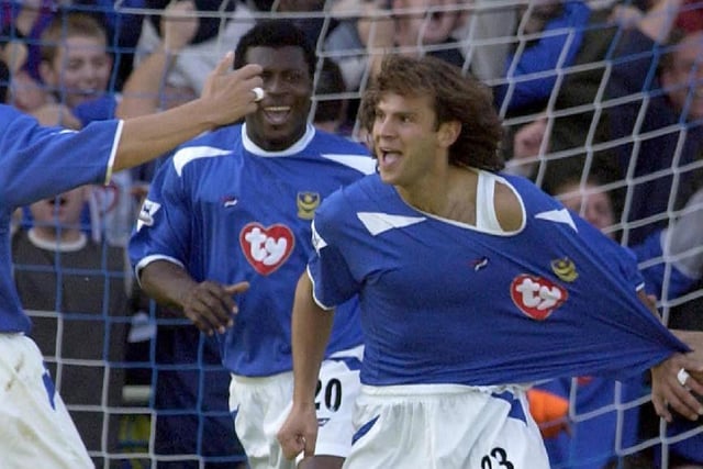 The midfielder arrived at Fratton Park in 2003 on the back of several injury-hit seasons at Liverpool. However, he proved a hit at Pompey, scoring eight goals in 60 appearances in his two years at the club.