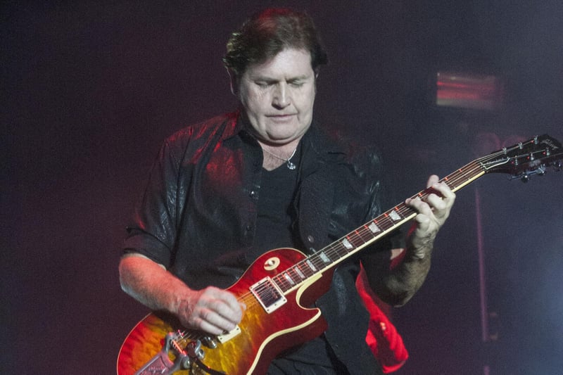 Charlie Burchill the guitarist of Simple Minds also studied at Holyrood High School