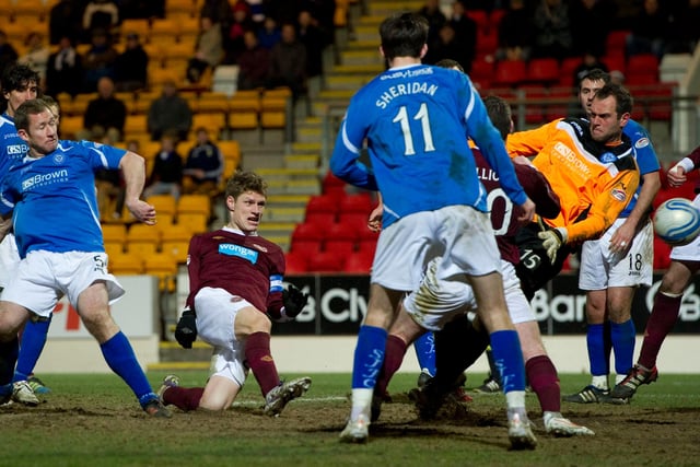 The route to the 2012 final went through St Johnstone in the fifth round. It took two games and extra time to find a winner, which was finally found by Zaliukas' late strike at McDiarmid Park.