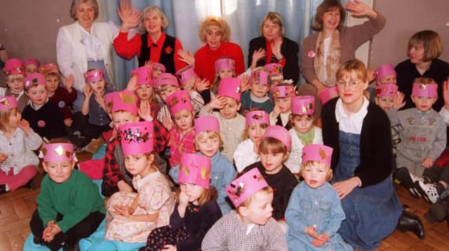 Stanhouse Nursery School where children and staff had a final party before closing in 1996