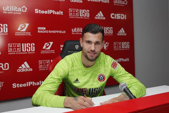 Michael Verrips has played less than a half of football since joining Sheffield United but is rated highly: Simon Bellis/Sportimage