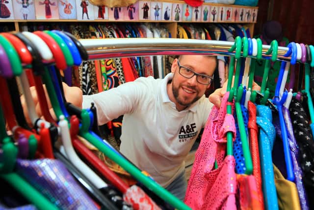 Molly Limpet's Costume Hire, Chesterfield Road. Pictured is manager Nick Hedley.