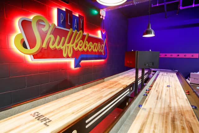 Shuffleboard is among the games people will be able to play at Boom Battle Bar Sheffield
