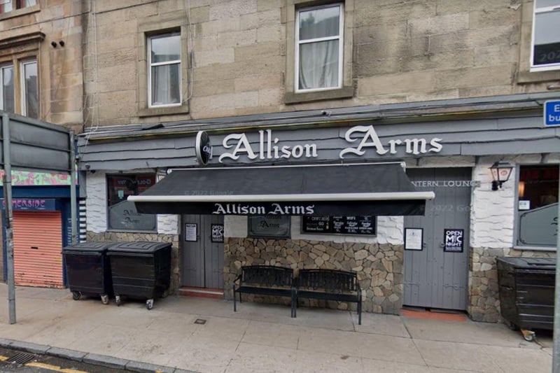 Another great choice for discerning southside dogs is The Allison Arms. Located on Pollokshaws Road, your dog will enjoy the relaxed atmosphere while you investigate their fridge stocked with a range of interesting and unusual bottled beers.