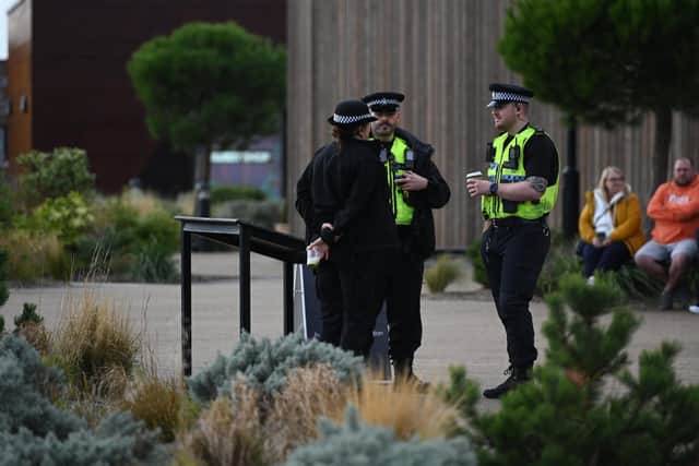 The scene at Yorkshire Wildlife Park after a man was mauled by a tiger