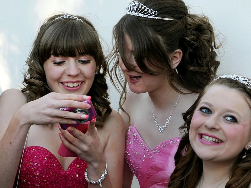 Brunts School prom at the Oakham Suite in 2011.