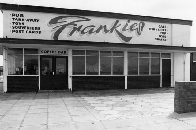 Frankies take away cafe in August 1989. Fancy a look in?