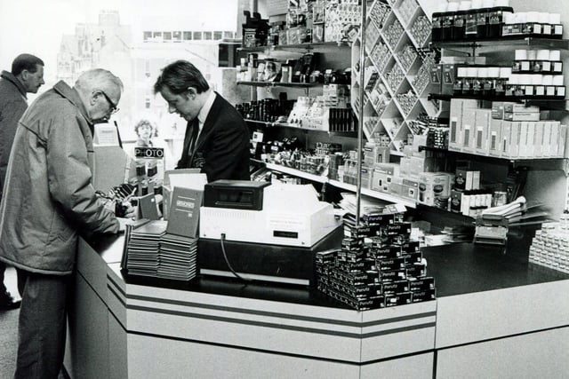 The photographic department at the Brightside & Carbrook store in 1986