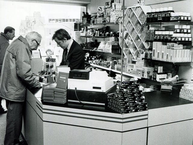 The photographic department at the Brightside & Carbrook store in 1986