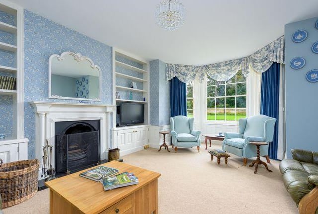 Located on The Green, Thorney, Peterborough, PE6, this property is of fine proportions with large sash windows, high ceilings and period fireplaces. Property agent: Fine & Country. bit.ly/33Rxurt