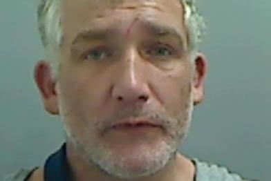 Evans, 43, of Harcourt Street, Hartlepool, was jailed for 24 weeks by Teesside Magistrates' Court after he admitted assaulting four police officers on August 31.