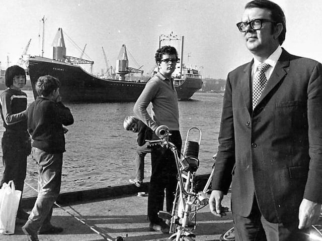 Mitchell, pictured above on a return to South Shields, was born in 1926 and created television series When The Boat Comes In and Callan. He died in 2002.