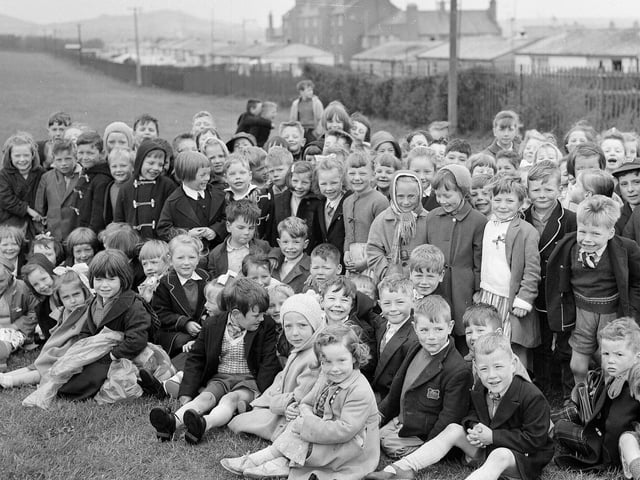 Craigmillar Primary School - Sports group, 1963.