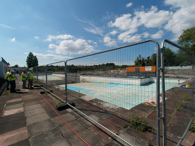 The Hilsea Lido has come on leaps and bounds since work started.
Picture: Habibur Rahman