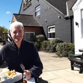 It is Sheffield’s newest fish and chip shop, right next to Sheffield Arena – and we have checked out the wares. David Kessen prepares to tuck in at Papa's fish and chips on Arena Court.