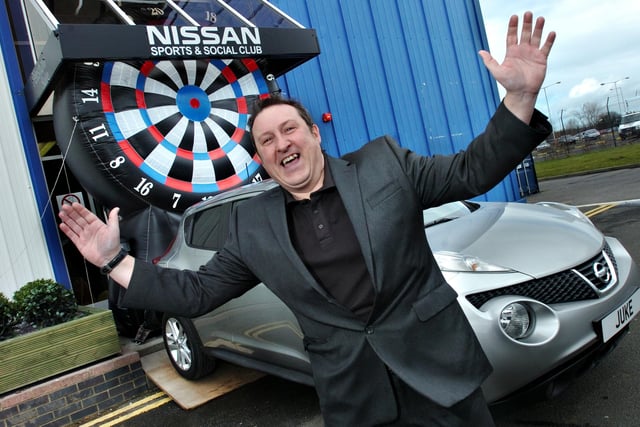 Gary Collin manager of the Nissan Sports and Social Club which was announced as the host the World Darts Masters in 2011.