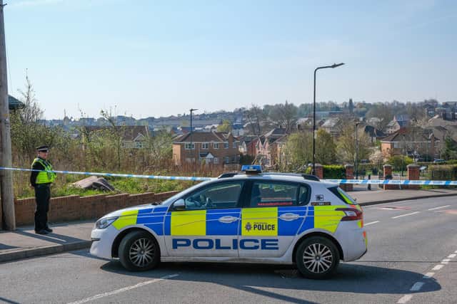 A murder investigation is continuing today after the death of a 32-year-old man on the Manor estate in Sheffield yesterday morning (Photo: Dean Atkins)