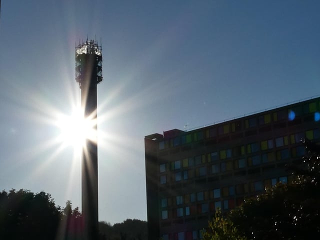 Truly on the Sky's Edge with the morning sun at Park Hill by @bellsandbikes