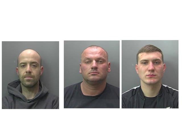 Tomasz Delatowski (38), Olaf Sonta (33) and Adrian Surmacki (22) were arrested in connection with an investigation into six instances of arson attacks using petrol bombs on vehicles and properties. They were charged with violent disorder and possessing weapons after the car they were located in contained baseball bats, machetes and other weapons. All three men were handed 18 months in prison.