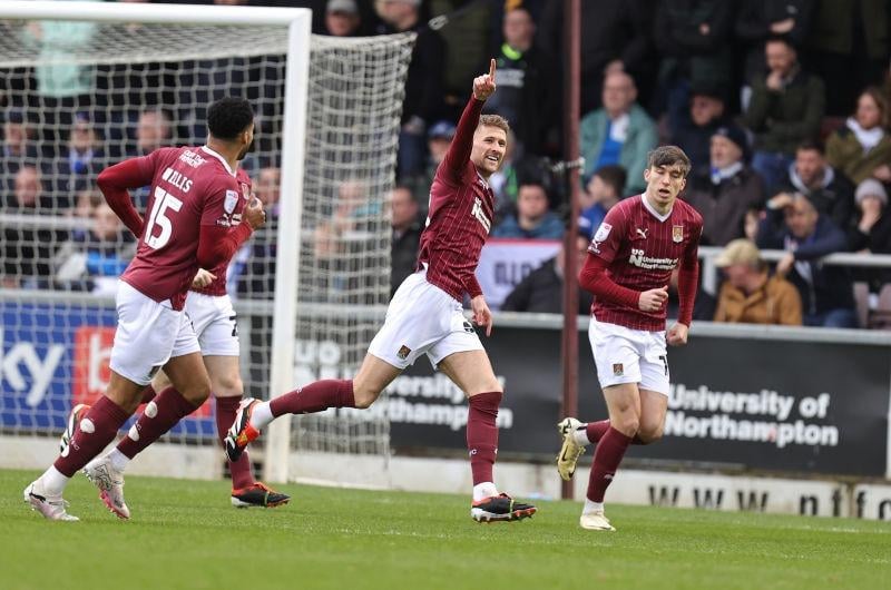 The Cobblers are predicted to remain in 11th place with 63 points in total and 18 wins. 