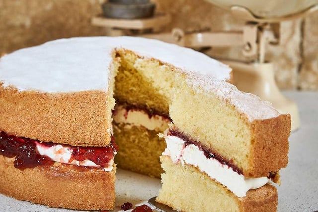 Victoria sponge cake

Makes 4 large or 12 small cakes

Prep time – 20 minutes

Cooking time – 20 minutes

INGREDIENTS

200g self-raising flour
200g caster sugar
200g unsalted butter
4 eggs
1 tsp baking powder
2 tbsp milk
1 tsp vanilla
For the filling

100g butter
150g icing sugar
1tsp vanilla extract
Strawberry jam
Method:

• Grease four x 5-inch cake tins or 12 small tins
• Preheat oven to 200°C
• In a mixing bowl whisk the butter and flour until soft and fluffy
• Add vanilla essence and eggs and whisk until combined
• Add the milk then gently fold in the flour and baking powder
• Divide between the tins
• Place in oven and bake for around 20 minutes or until the middle of the cake is cooked
• Once cooked remove from oven and place on a wire rack to cool
• For the filling place the butter, icing sugar and vanilla into a bowl and whisk until soft and fluffy
• Cut each sponge in half and spread a generous amount of jam on one half and a generous amount of filling on the other, sandwich the two together, dust with icing sugar and serve