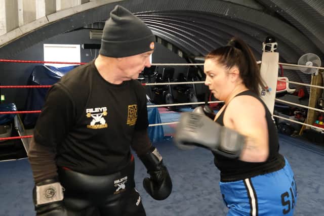 Savannah and her son Jermiah are hoping to raise £1,000 in Pop Haywood's charity boxing match on March 9.