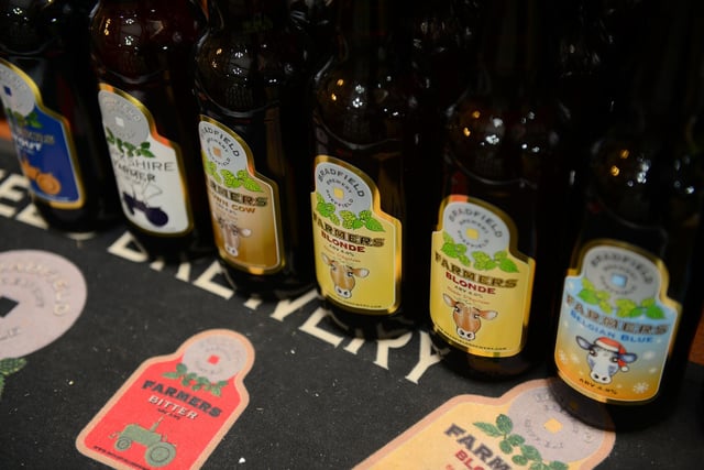 Bradfield Brewery is offering home deliveries of its classics like Farmers Blonde - plus the firm's festive Belgian Blue ale. (http://bradfieldbrewery.com)