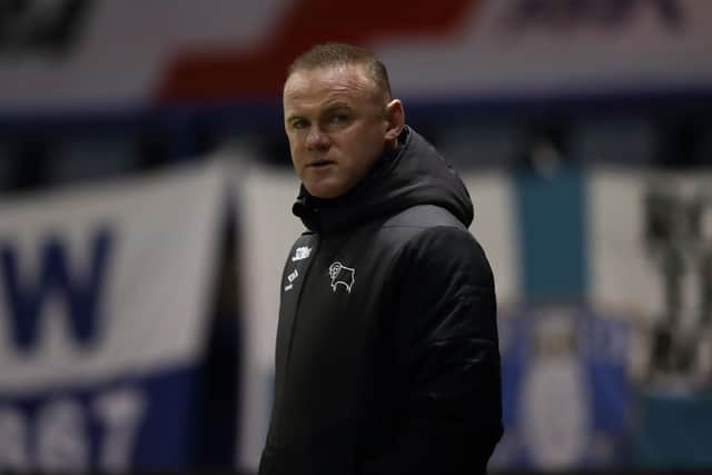 Derby County interim boss Wayne Rooney was not pleased with a refereeing decision that denied his side a penalty in their 1-0 defeat at Sheffield Wednesday.