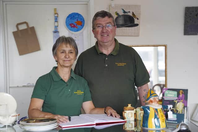Dave and Rachel Ayers of D.A. Collectables, the shop is cloOwners Dave and Rachel Ayres, pictured, are finally calling time on their popular antiques store, DA Collectibles, five years after going into business in Parson Cross, Sheffield.. Picture Scott Merrylees