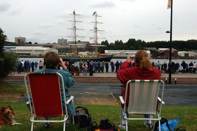 Did you watch the Tall Ships leave the Tyne as part of the 2005 races?