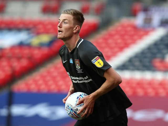 Since his move from Northampton to Blackburn in 2020, Wharton has only made 11 Championship appearances across the two seasons that followed. The defender played the entirety of his former employers play-off final victory over Exeter in June 2020. (Photo by Pete Norton/Getty Images)