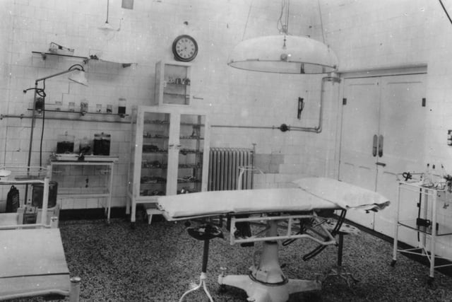 The operating theatre at Cameron which was a general hospital before it specialised in maternity services.