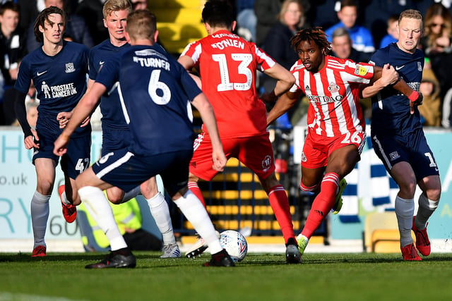 Despite his goal at Accrington, he's one to add to a long list of forgettable Sunderland loanees. VERDICT: MISS