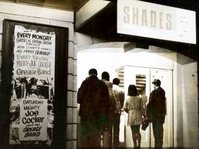 Shades nightclub, Ecclesall Road, Sheffield, in 1967