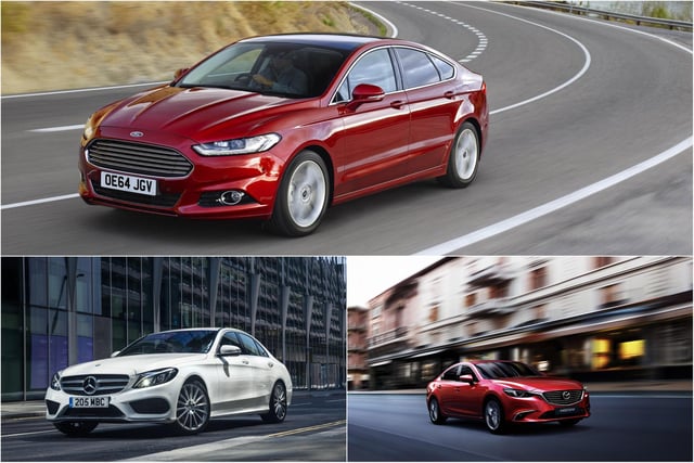 Looking for a big and comfy second-hand mile-muncher? These popular models are the ones to consider. 
Ford Mondeo (2014 - present) 97.7%; Mercedes-Benz C-Class (2014 - present) 93.9%; Mazda 6 (2013 - present) 93.4%